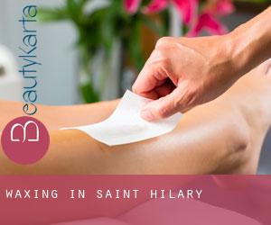 Waxing in Saint Hilary